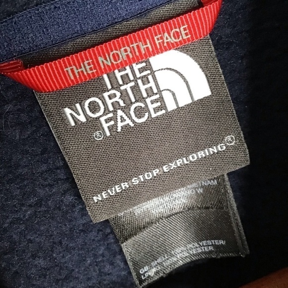 The North Face Gordon Lions 1/4 Zip Fleece Pullover in Navy Size Small. - Picture 8 of 10